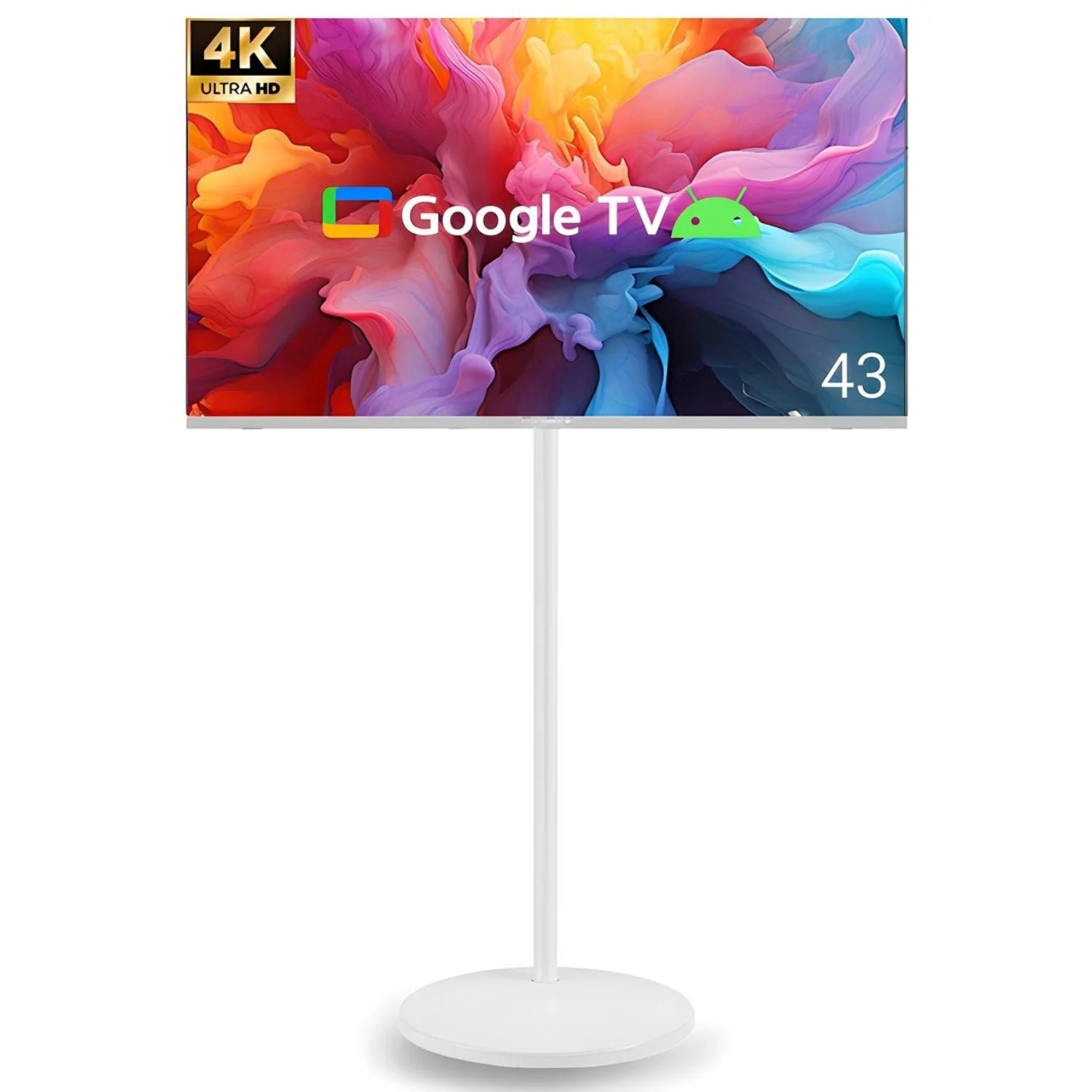 무빙큐빅스 스마트 43인치 UHD 4K 삼탠바이미 화이트에디션 SET 이
