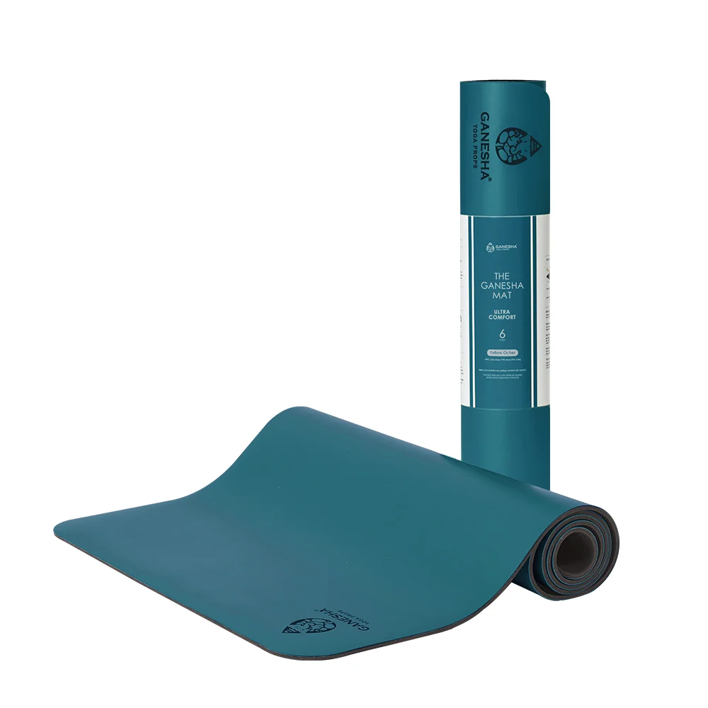 가네샤요가프랍스 가네샤 요가매트 울트라컴포트 6mm, Teal Ocean
